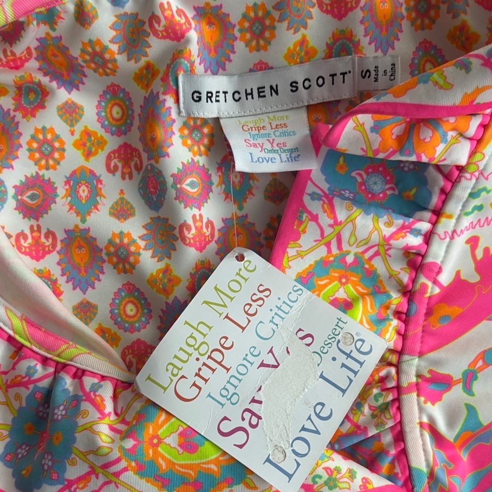 Gretchen Scott Designs Vibrant Floral Mini Dress - Picture 7 of 9